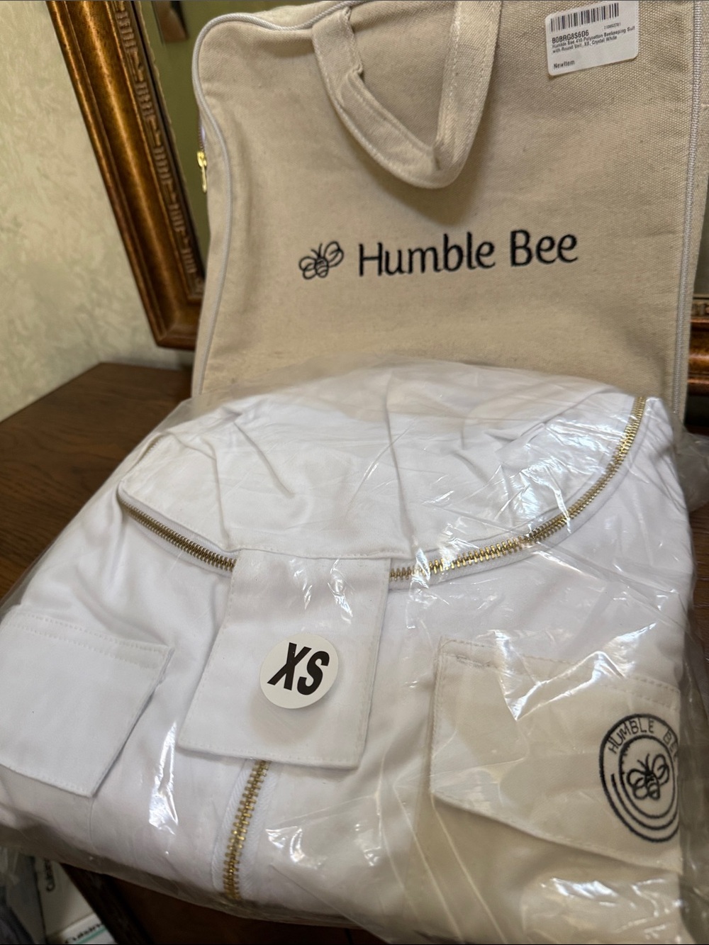 Humble Bee Beekeeping Suit 410 Polycotton-with round veil. Unisex. XS. - Picture 11 of 11